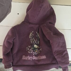 Harley-Davidson Kids Hoodie with Eagle Graphic
